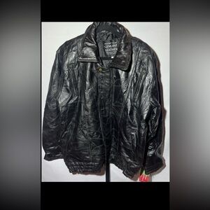 Maxam® Brand Italian Mosaic™ Design Genuine Top Grain Lambskin Leather Jacket